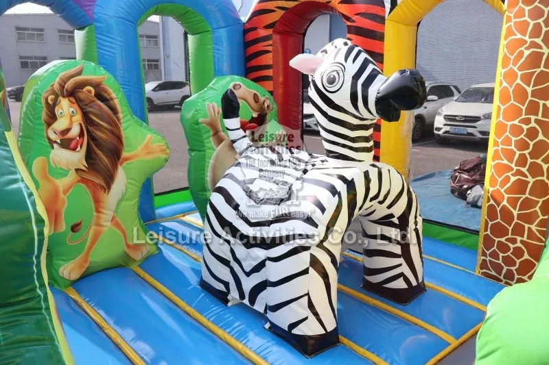 Go To The Zoo Multiplay Bouncy Castle Playground Go To The Zoo Multiplay Bouncy Castle Playground
