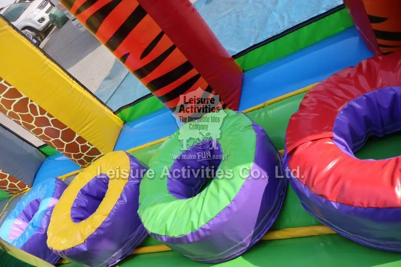 Go To The Zoo Multiplay Bouncy Castle Playground Go To The Zoo Multiplay Bouncy Castle Playground