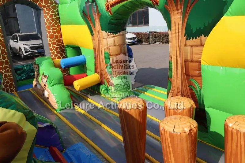 Go To The Zoo Multiplay Bouncy Castle Playground Go To The Zoo Multiplay Bouncy Castle Playground