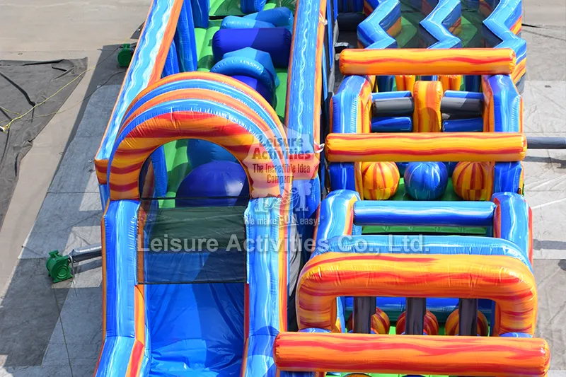 Mega Obstacle Run Inflatable Obstacle Course