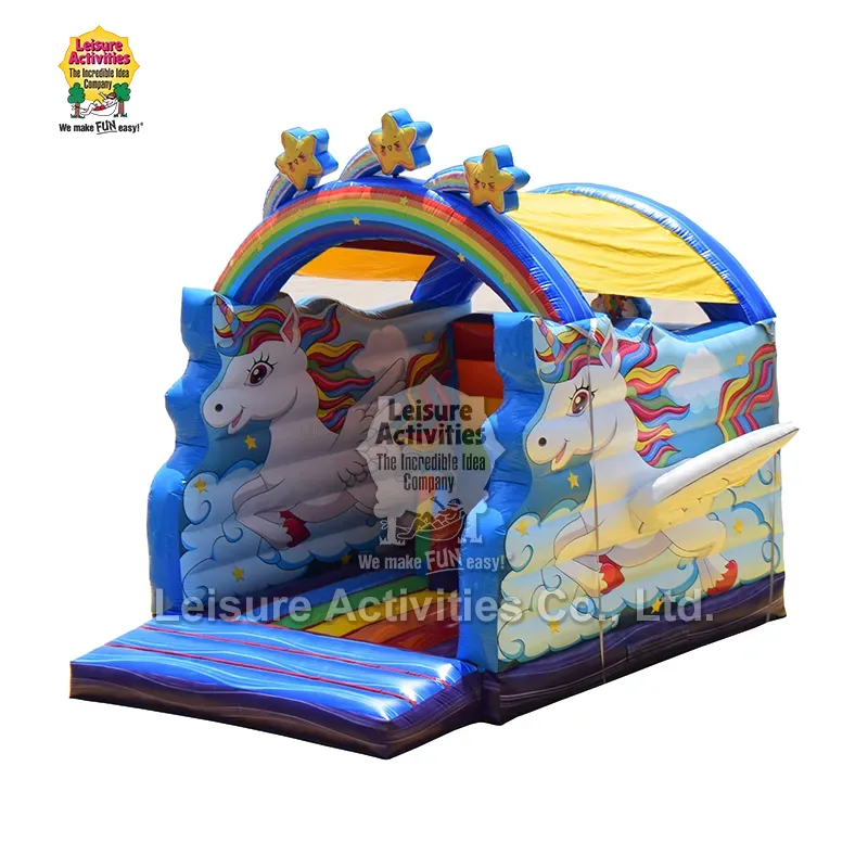 Castelli Gonfiabili Super Gonfiabili Unicorno Arcobaleno Castelli Gonfiabili Super Gonfiabili Unicorno Arcobaleno